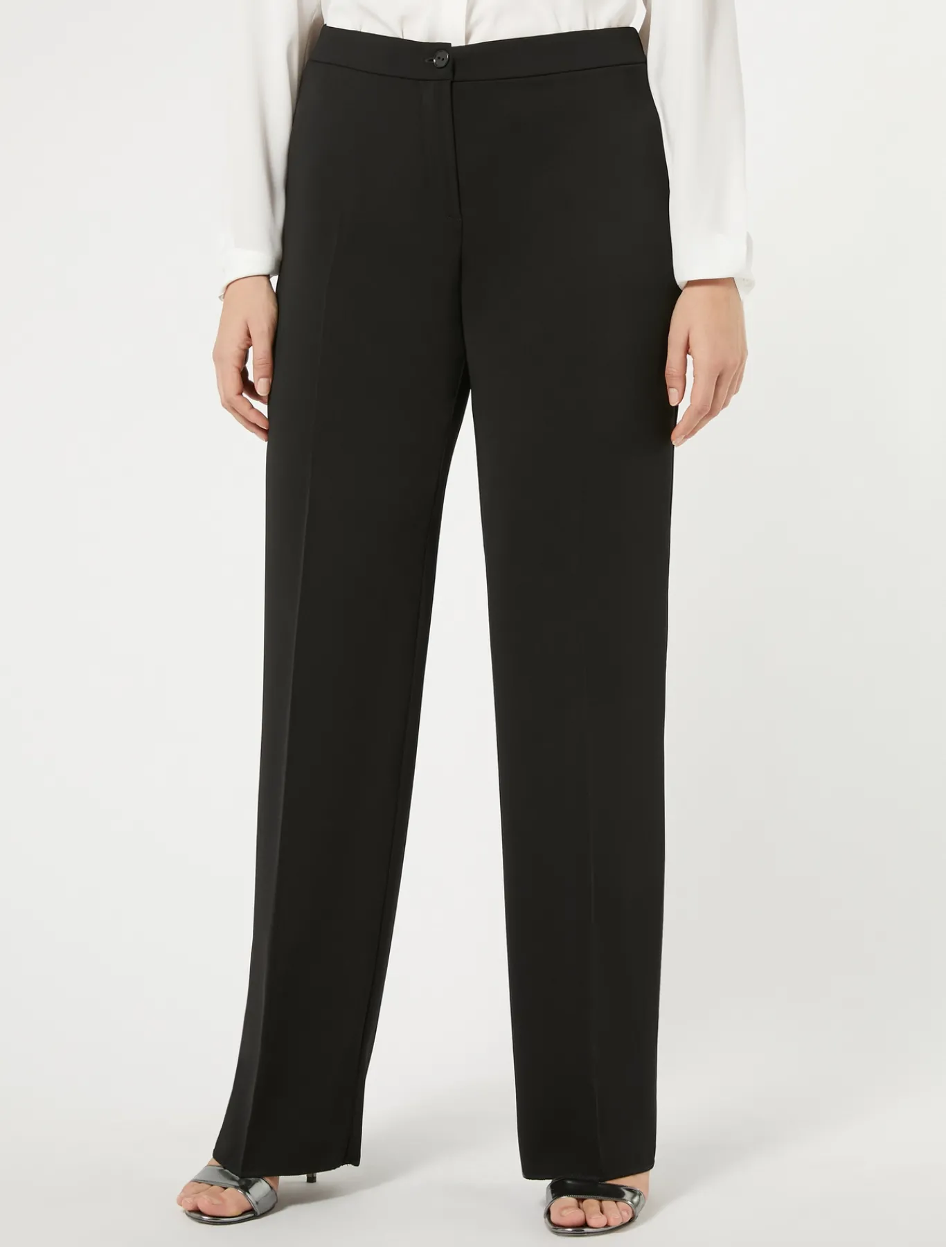 Marina Rinaldi Pantaloni E Gonne | Pantaloni & Jeans*Pantaloni in cady fluido NERO
