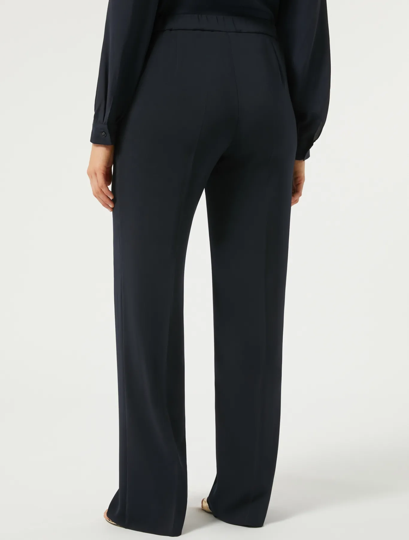 Marina Rinaldi Pantaloni E Gonne | Pantaloni & Jeans*Pantaloni in cady fluido BLUMARINO