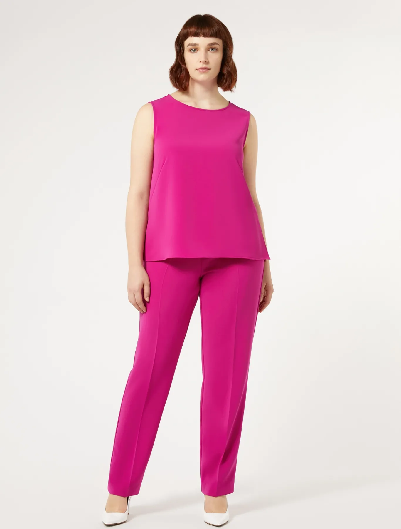 Marina Rinaldi Pantaloni & Jeans | Pantaloni & Jeans*Pantaloni in cady triacetato FUXIA