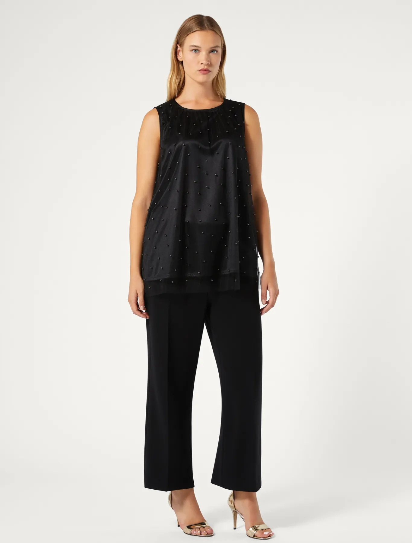 Marina Rinaldi Pantaloni E Gonne | Pantaloni & Jeans*Pantaloni in cady triacetato NERO