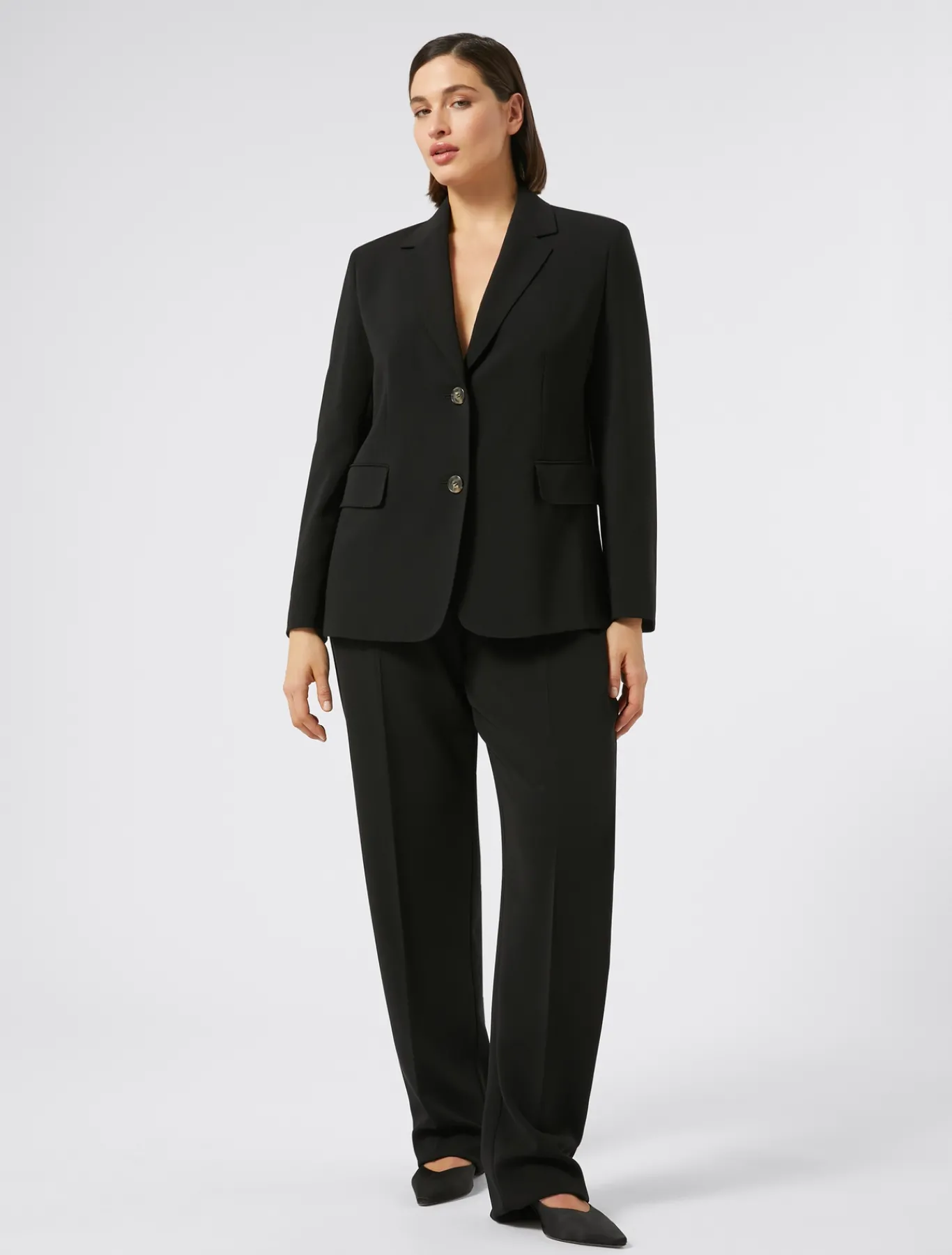 Marina Rinaldi Pantaloni & Jeans | Pantaloni & Jeans*Pantaloni in cady triacetato NERO