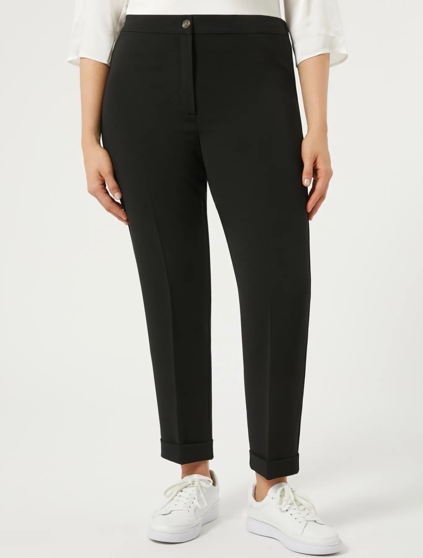 Marina Rinaldi Pantaloni & Jeans | Pantaloni & Jeans*Pantaloni in cady triacetato NERO
