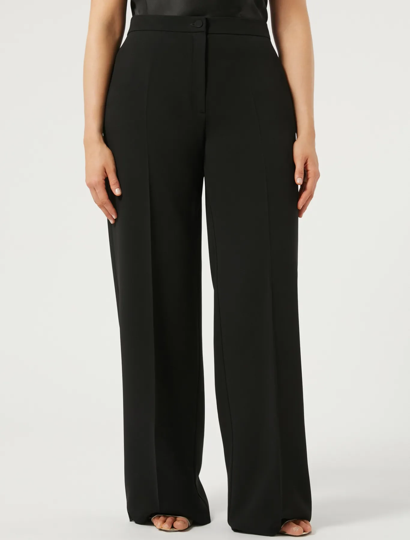 Marina Rinaldi Pantaloni & Jeans | Pantaloni E Gonne*Pantaloni in cady triacetato NERO