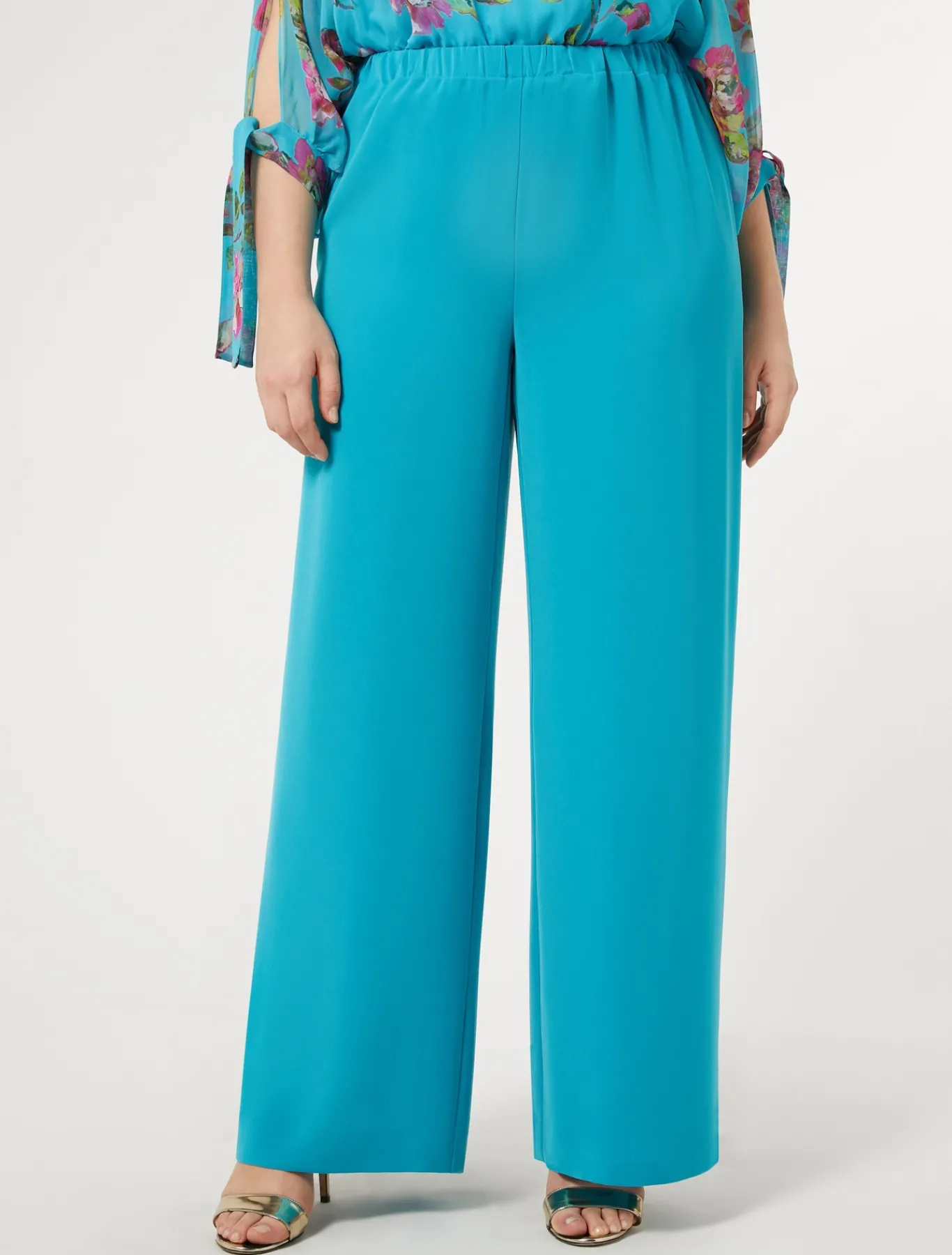 Marina Rinaldi Pantaloni E Gonne | Pantaloni & Jeans*Pantaloni in cady triacetato TURCHESE