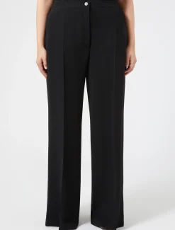 Marina Rinaldi Pantaloni & Jeans | Pantaloni & Jeans*Pantaloni in cady triacetato NERO