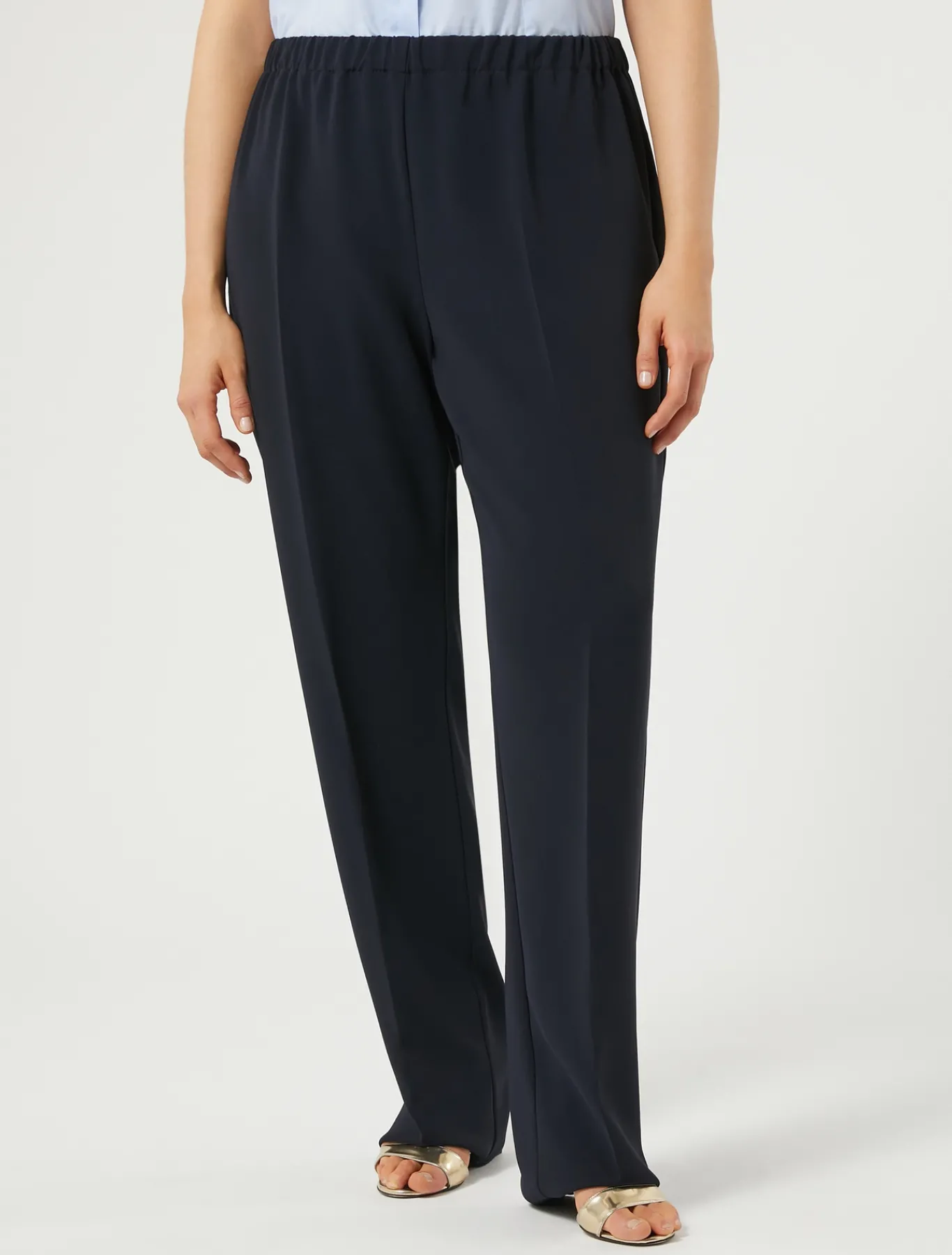 Marina Rinaldi Pantaloni & Jeans | Pantaloni & Jeans*Pantaloni in cady triacetato BLUNOTTE
