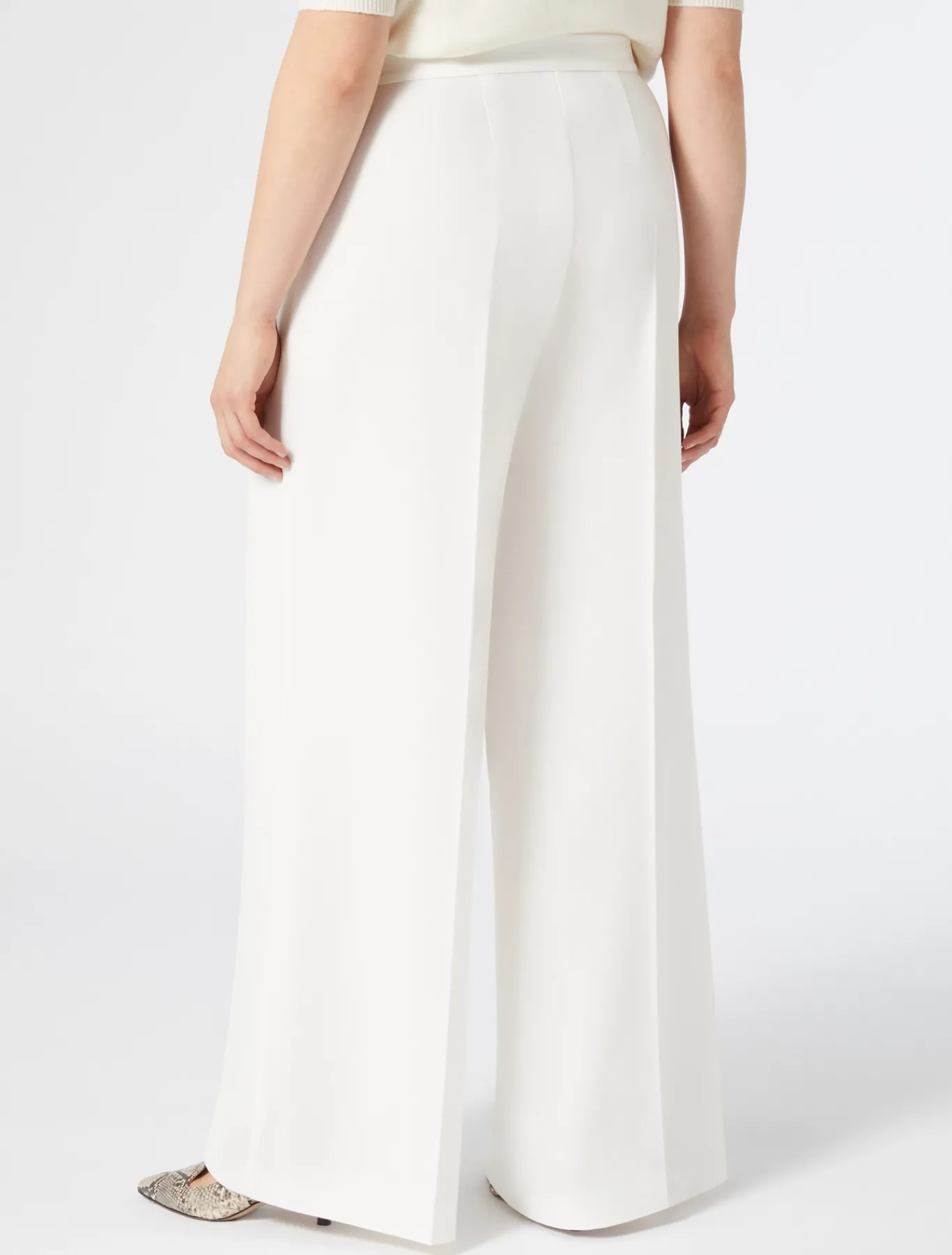 Marina Rinaldi Pantaloni & Jeans | Pantaloni & Jeans*Pantaloni in cady triacetato BIANCO