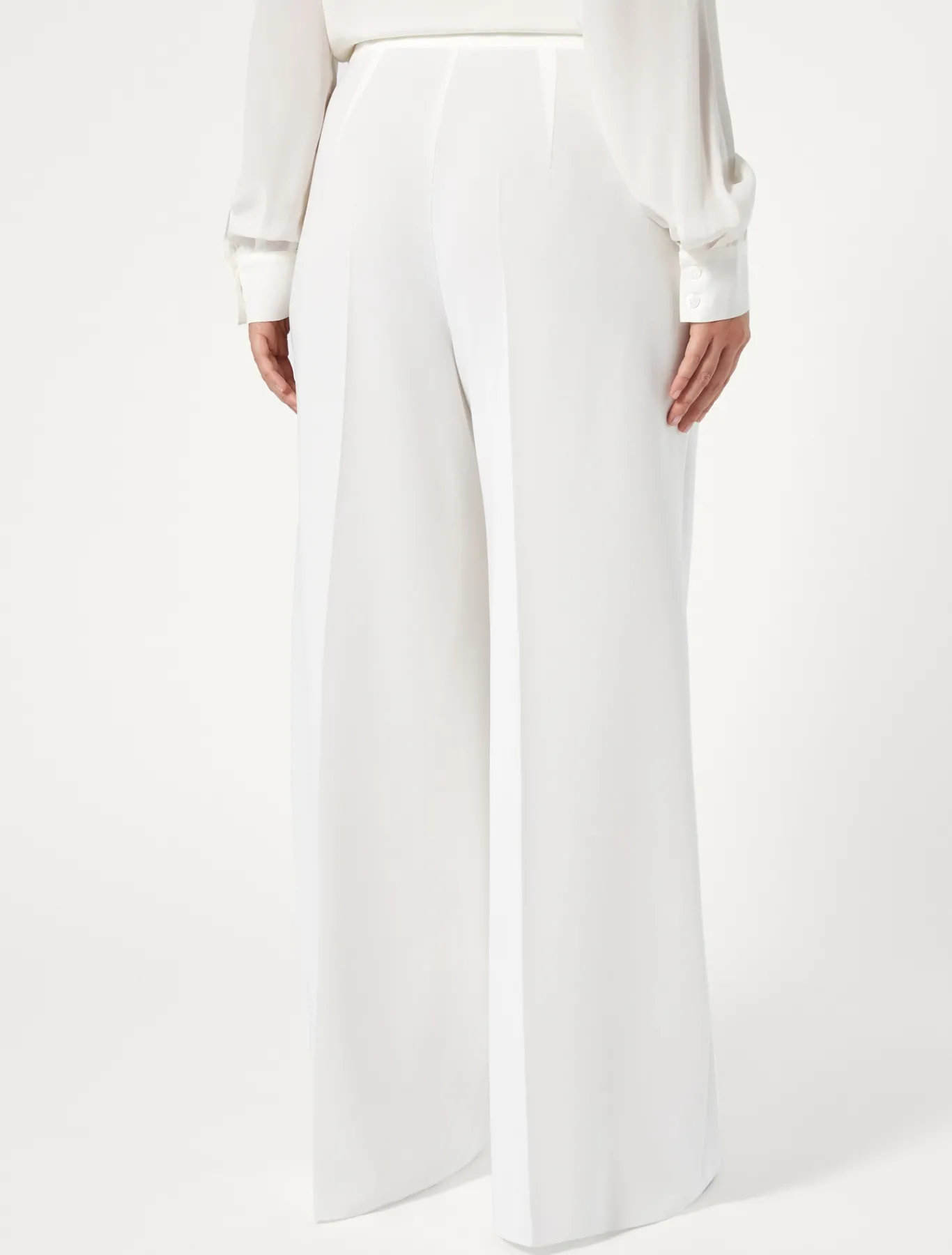 Marina Rinaldi Pantaloni & Jeans | Pantaloni & Jeans*Pantaloni in cady triacetato BIANCO