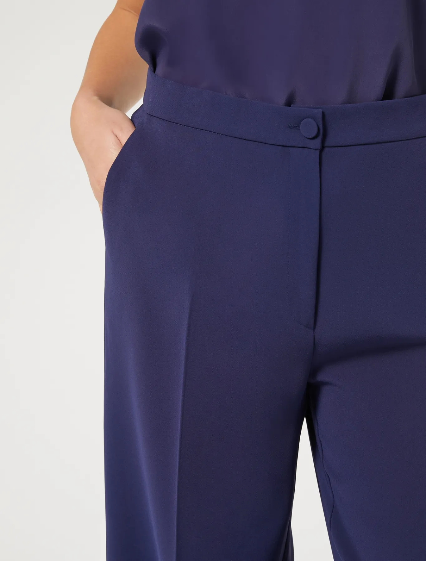 Marina Rinaldi Pantaloni E Gonne | Collezione Elegante*Pantaloni in cady triacetato INCHIOSTRO
