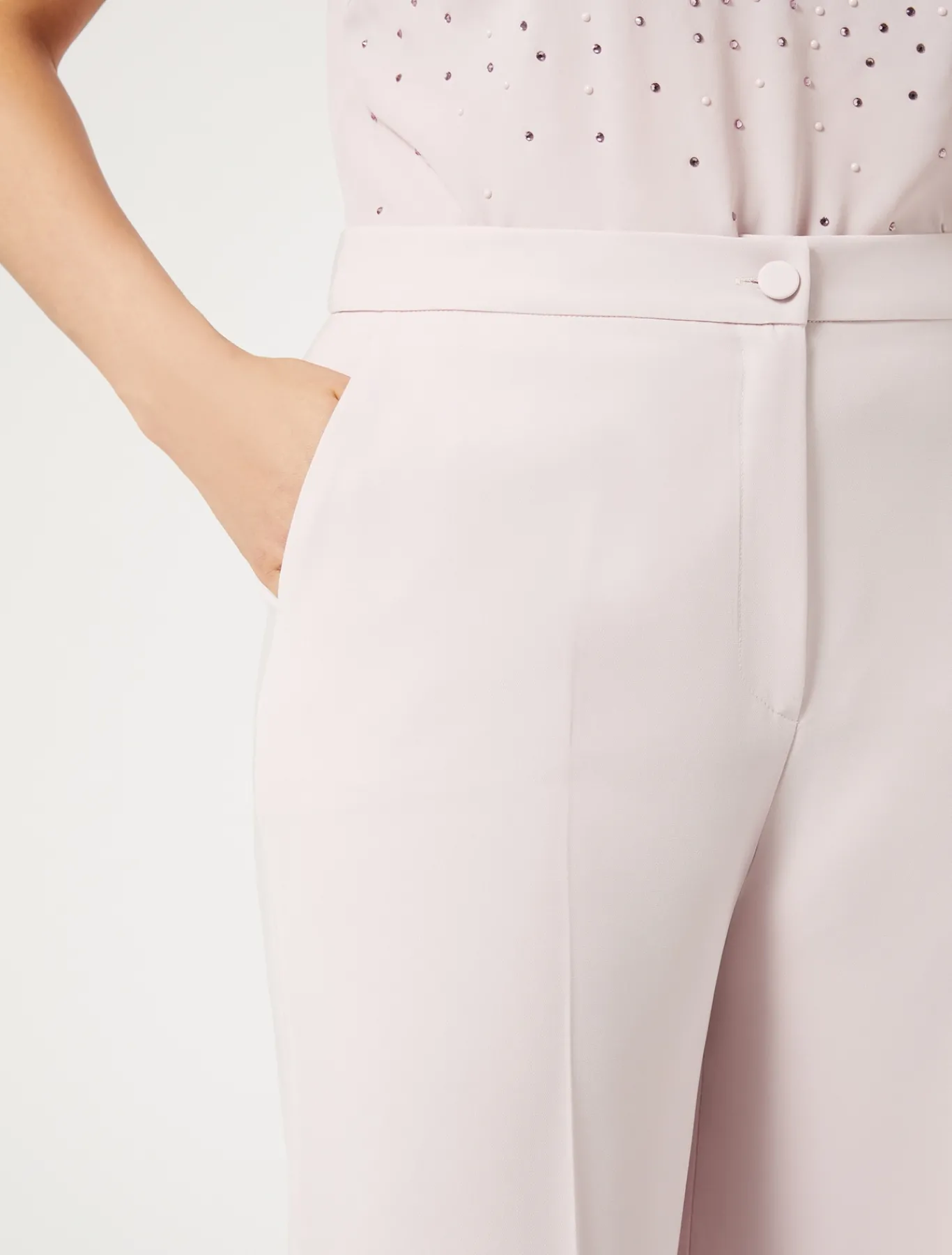 Marina Rinaldi Pantaloni E Gonne | Collezione Elegante*Pantaloni in cady triacetato ROSA