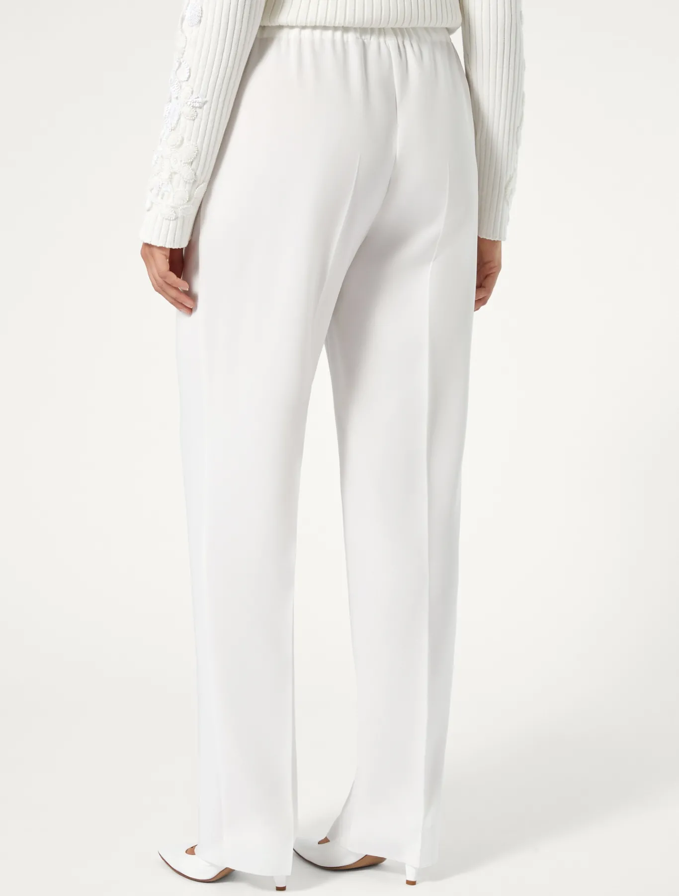 Marina Rinaldi Pantaloni & Jeans | Pantaloni & Jeans*Pantaloni in cady triacetato BIANCO