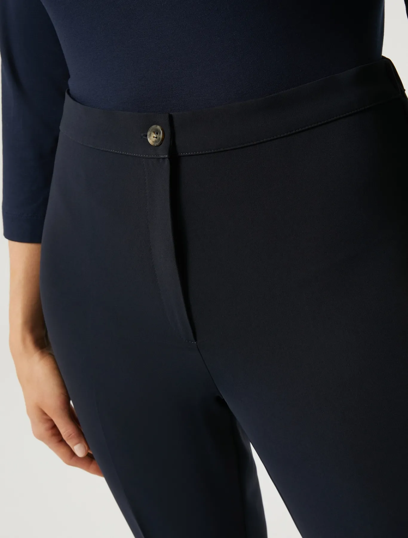 Marina Rinaldi Pantaloni & Jeans | Pantaloni & Jeans*Pantaloni in cady triacetato BLUNOTTE