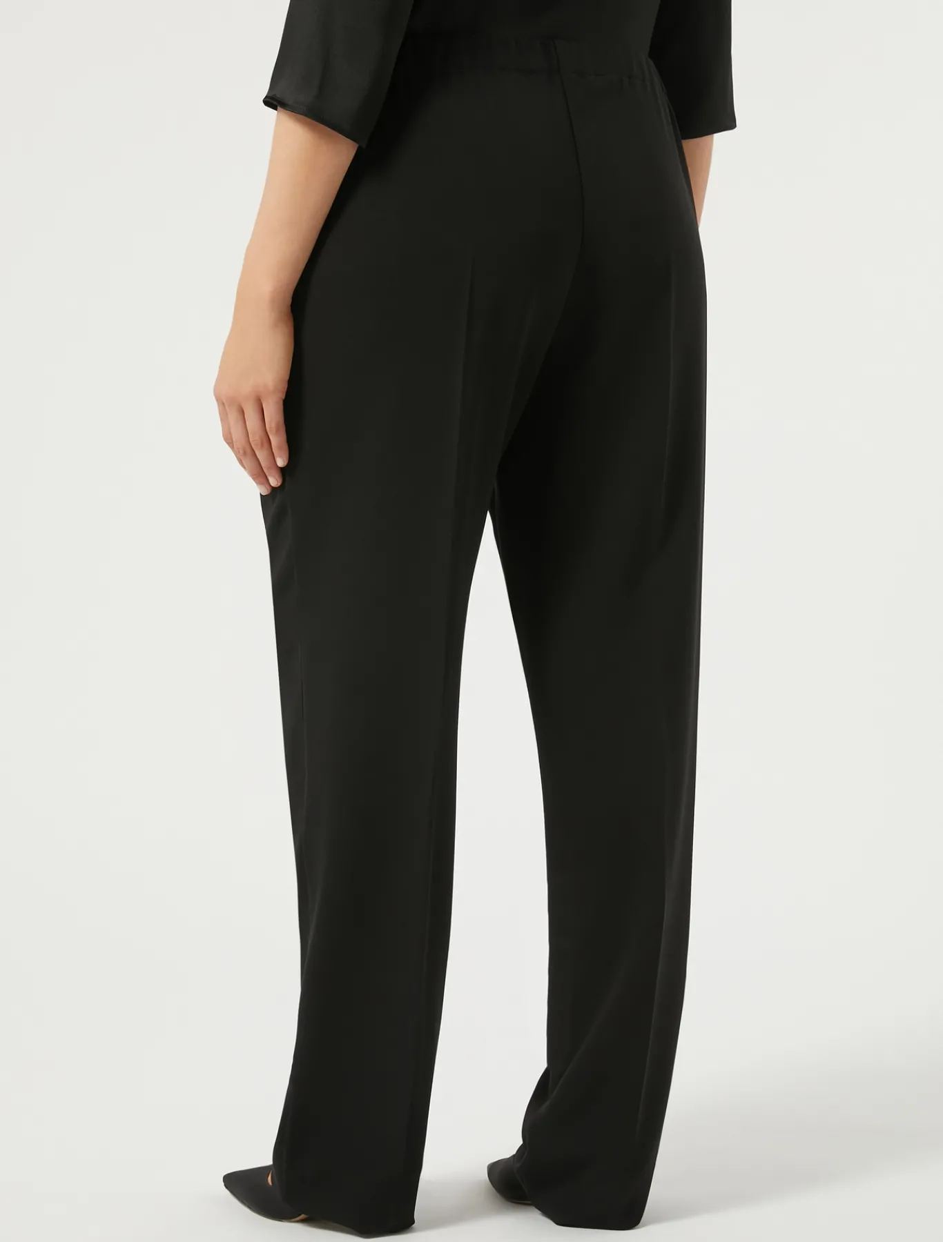 Marina Rinaldi Pantaloni & Jeans | Pantaloni & Jeans*Pantaloni in cady triacetato NERO