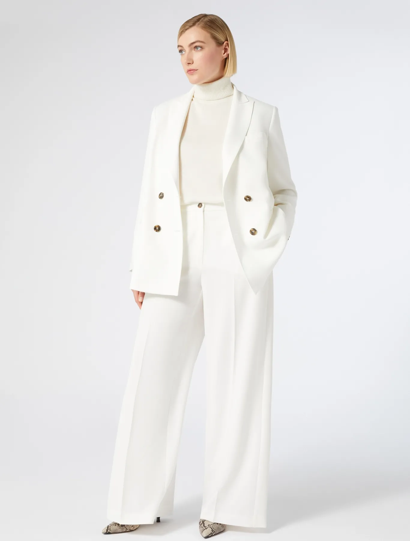 Marina Rinaldi Pantaloni & Jeans | Pantaloni & Jeans*Pantaloni in cady triacetato BIANCO