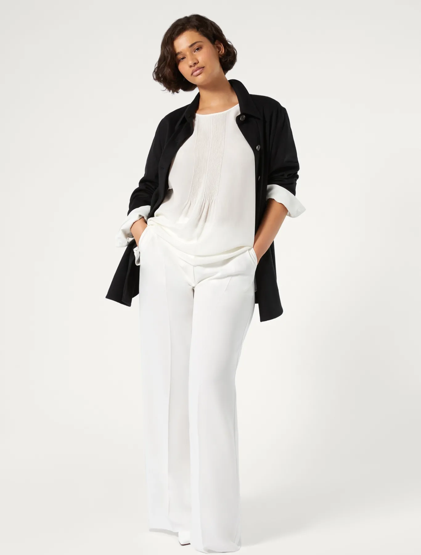 Marina Rinaldi Pantaloni & Jeans | Pantaloni & Jeans*Pantaloni in cady triacetato BIANCO