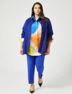 Marina Rinaldi Pantaloni & Jeans | Pantaloni & Jeans*Pantaloni in cady triacetato BLUVIOLA
