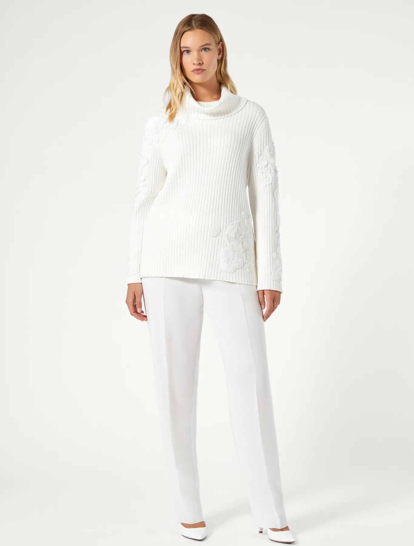 Marina Rinaldi Pantaloni & Jeans | Pantaloni & Jeans*Pantaloni in cady triacetato BIANCO