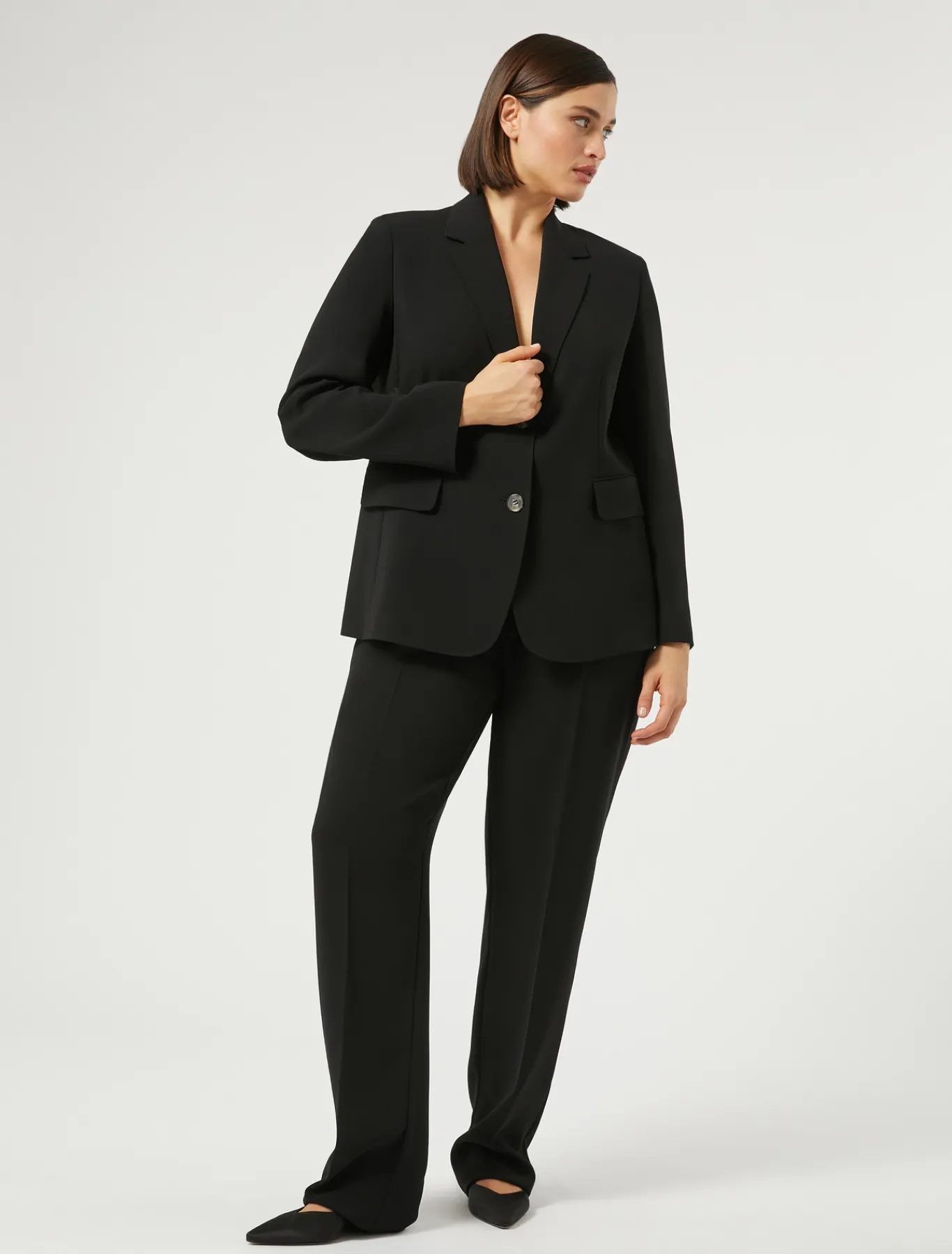 Marina Rinaldi Pantaloni & Jeans | Pantaloni & Jeans*Pantaloni in cady triacetato NERO