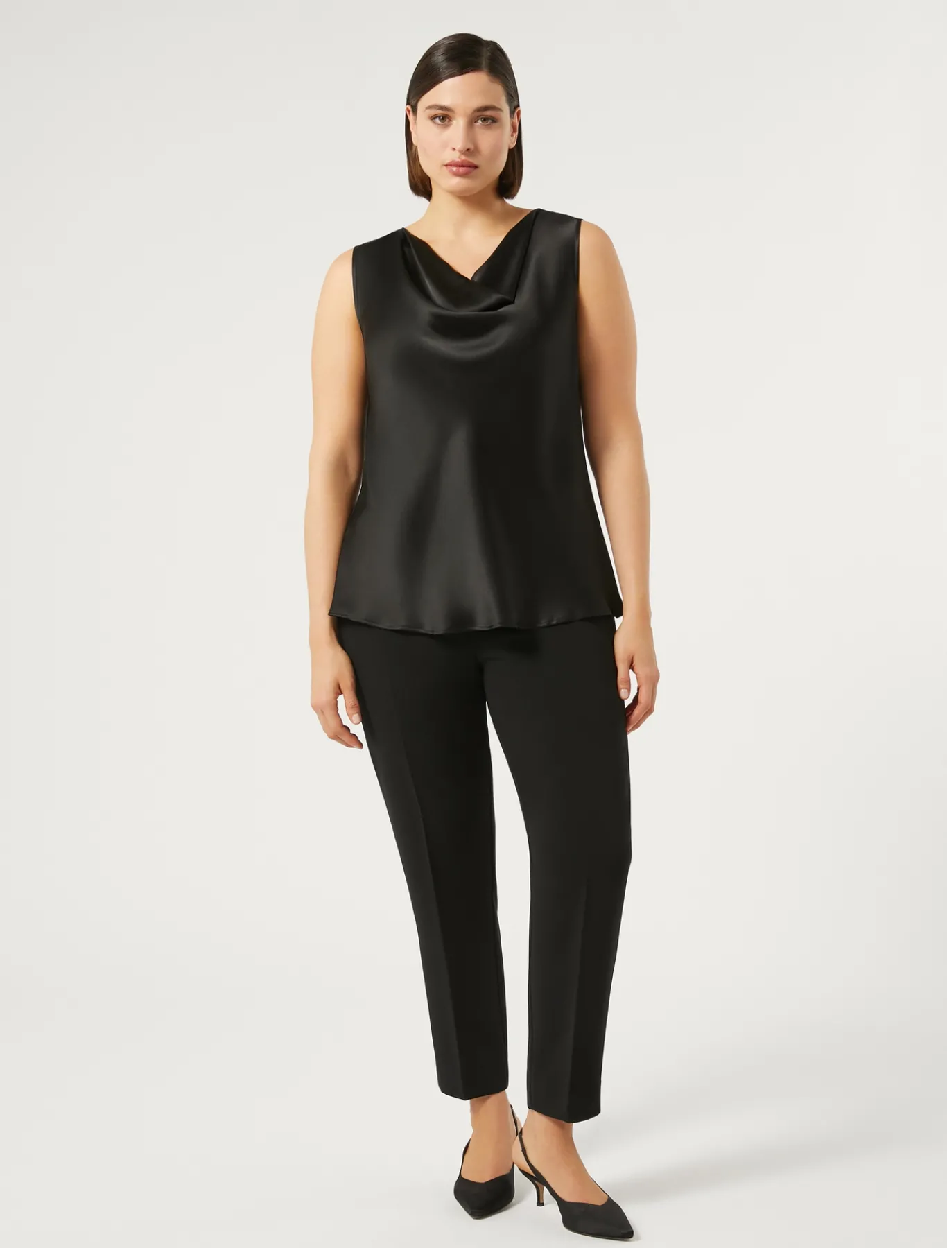 Marina Rinaldi Pantaloni E Gonne | Pantaloni & Jeans*Pantaloni in cady triacetato NERO
