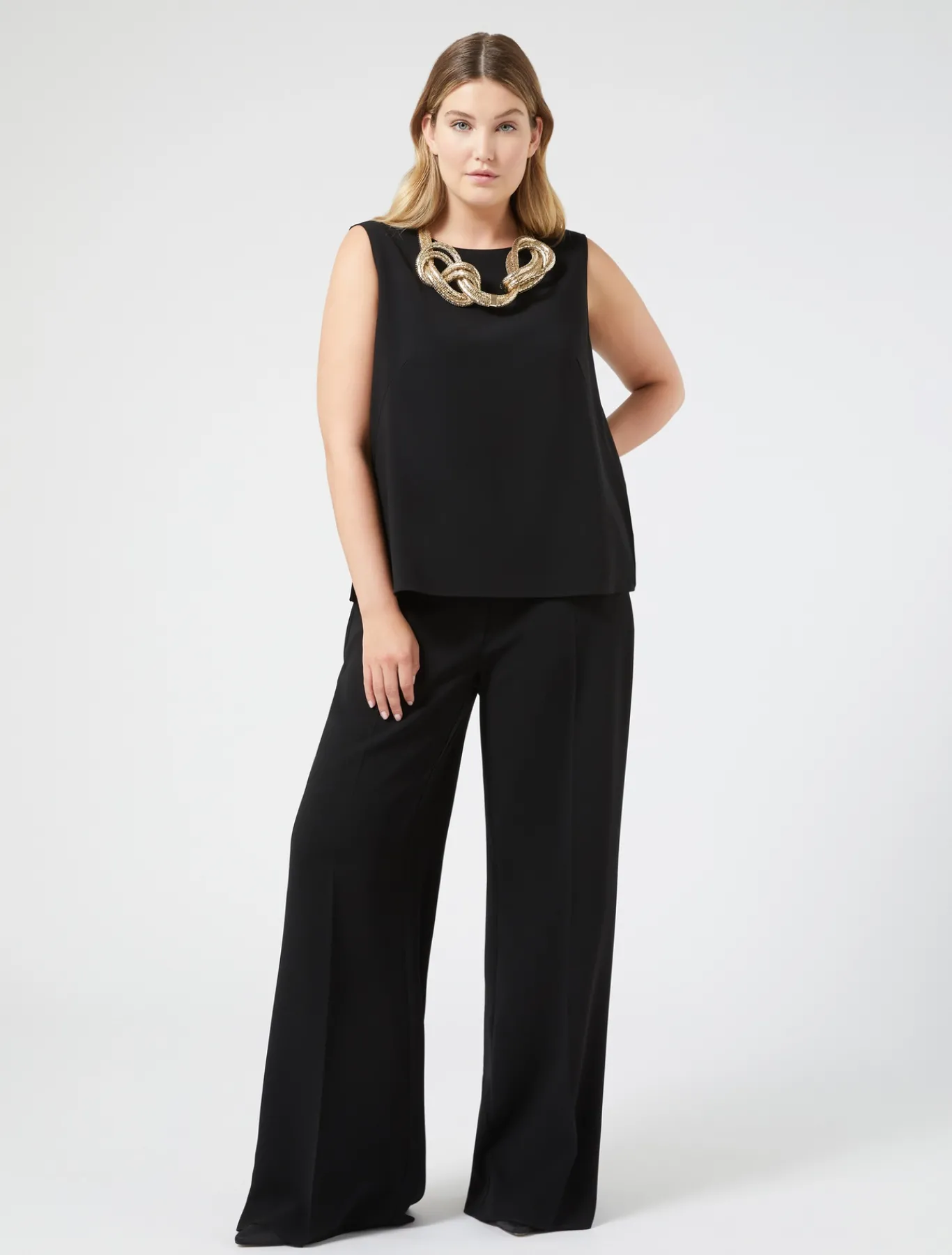 Marina Rinaldi Pantaloni & Jeans | Pantaloni & Jeans*Pantaloni in cady triacetato NERO