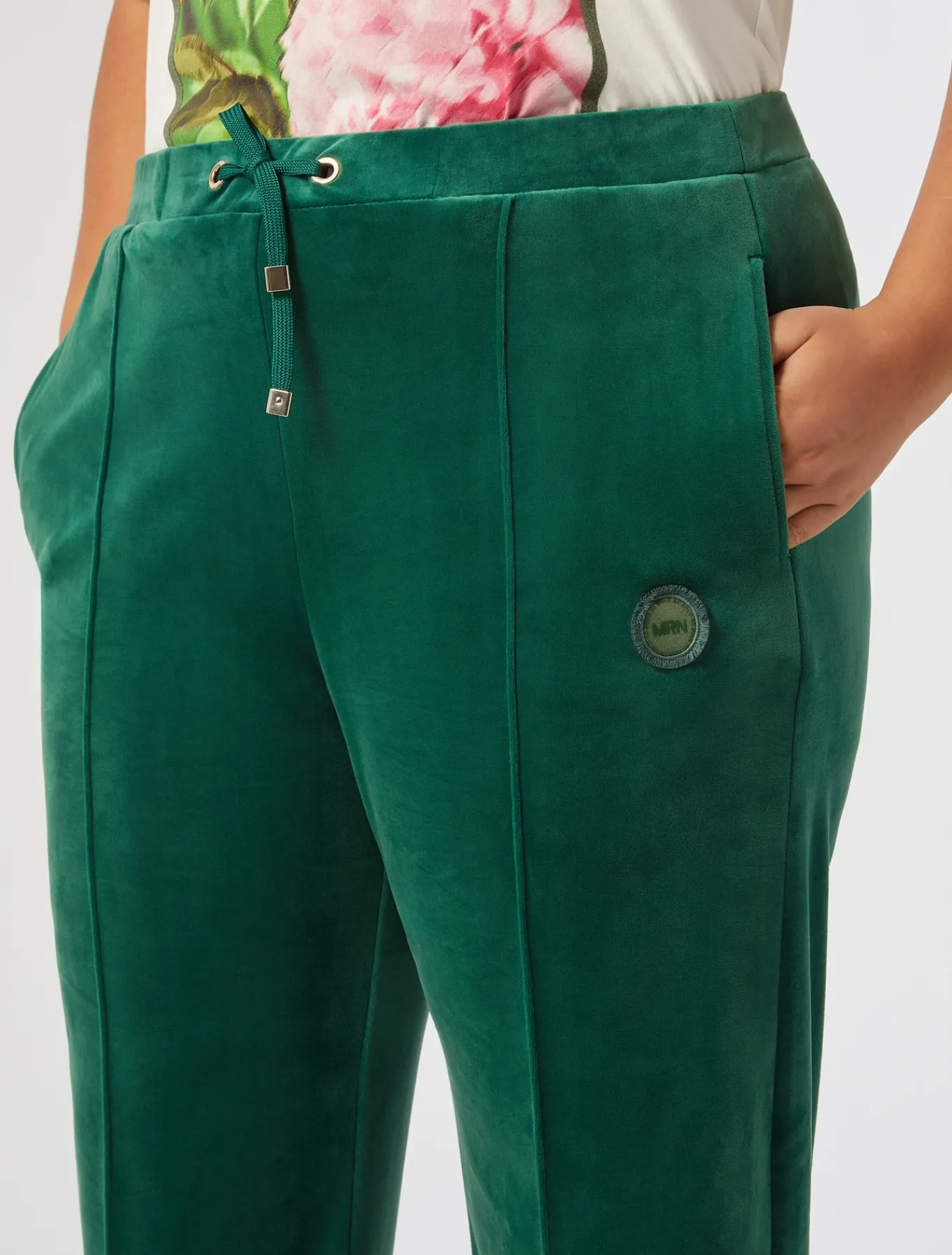 Marina Rinaldi Pantaloni & Jeans | Pantaloni & Jeans*Pantaloni in ciniglia VERDEBOSCO