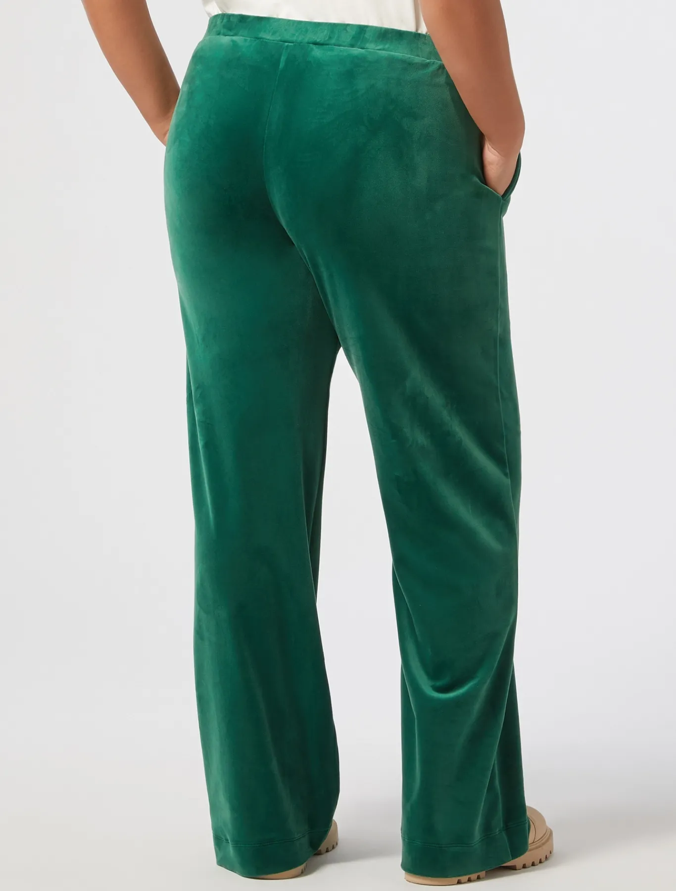 Marina Rinaldi Pantaloni & Jeans | Pantaloni & Jeans*Pantaloni in ciniglia VERDEBOSCO
