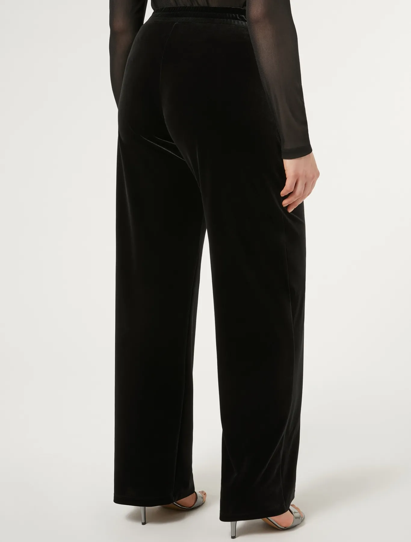 Marina Rinaldi Pantaloni & Jeans | Pantaloni & Jeans*Pantaloni in ciniglia stretch NERO