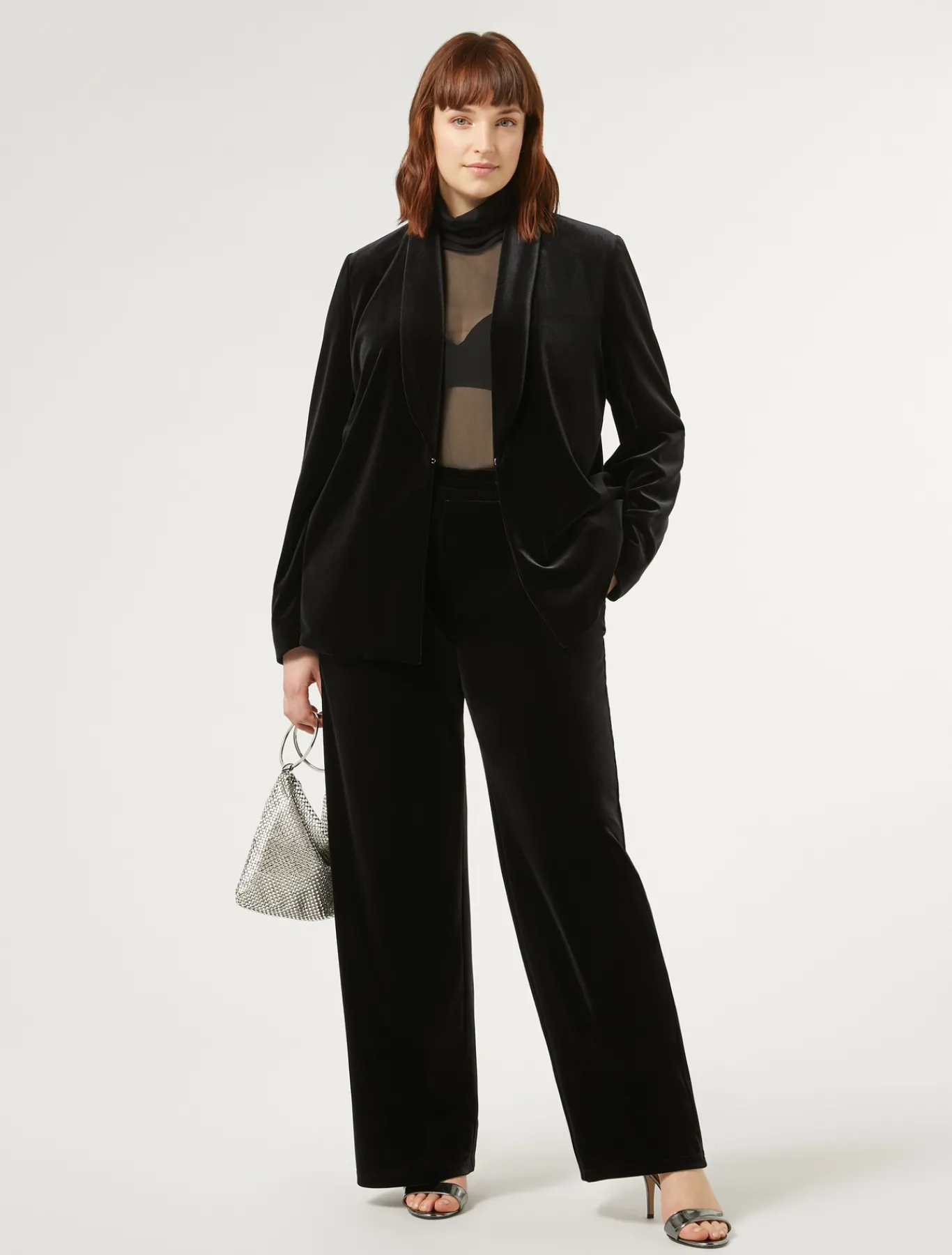 Marina Rinaldi Pantaloni & Jeans | Pantaloni & Jeans*Pantaloni in ciniglia stretch NERO