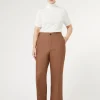 Marina Rinaldi Pantaloni & Jeans | Pantaloni & Jeans*Pantaloni in cotone effetto denim BRONZO