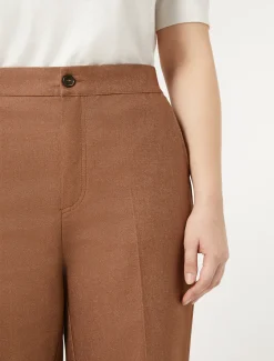 Marina Rinaldi Pantaloni & Jeans | Pantaloni & Jeans*Pantaloni in cotone effetto denim BRONZO