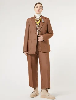 Marina Rinaldi Pantaloni & Jeans | Pantaloni & Jeans*Pantaloni in cotone effetto denim BRONZO