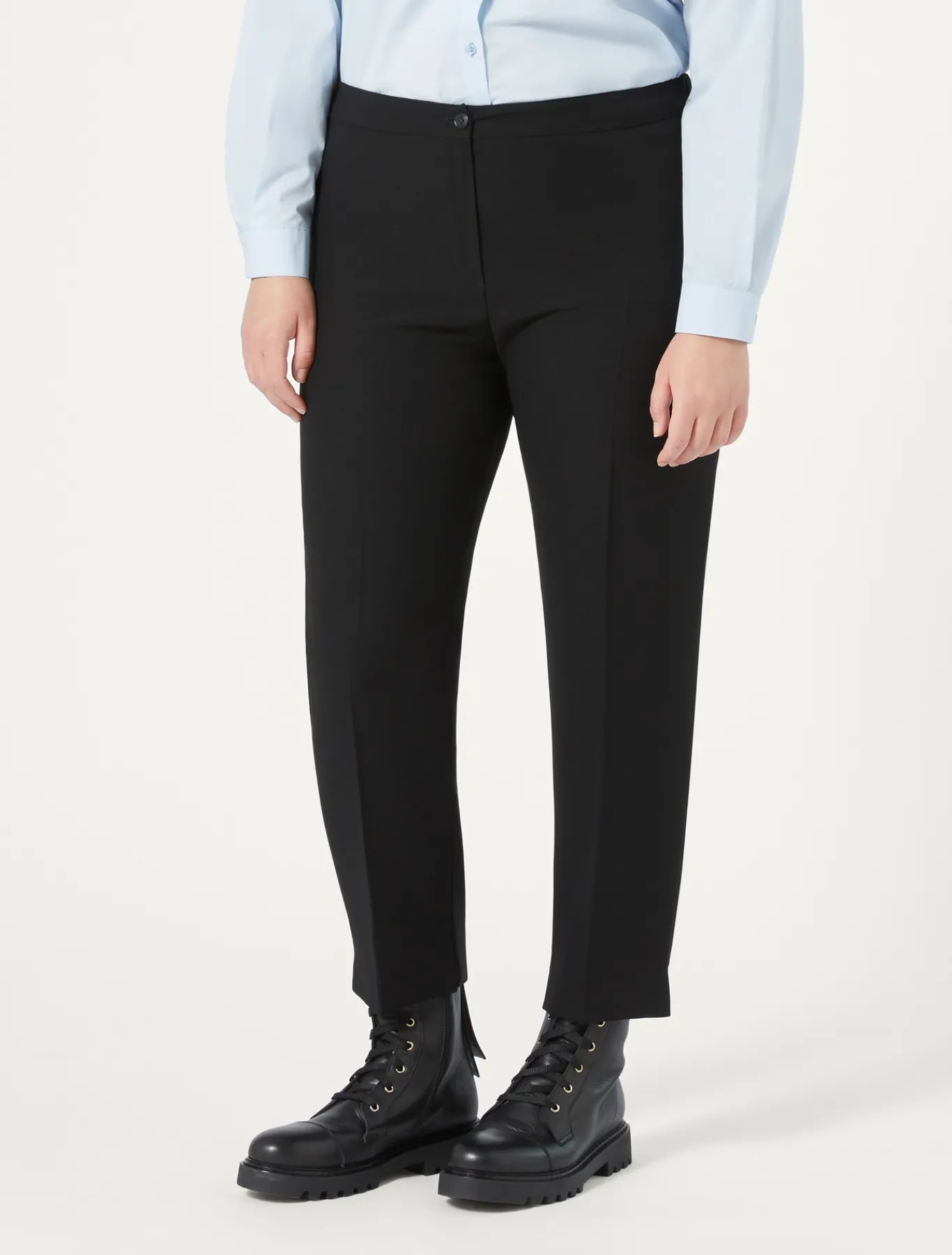 Marina Rinaldi Pantaloni & Jeans | Pantaloni & Jeans*Pantaloni in crêpe di envers satin NERO
