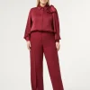 Marina Rinaldi Selezione Elegante | Collezione Elegante*Pantaloni in crêpe envers satin RUBINO