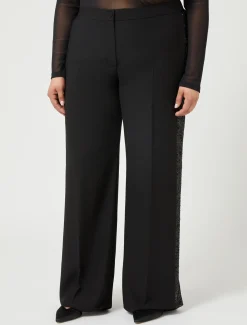 Marina Rinaldi Pantaloni & Jeans | Pantaloni & Jeans*Pantaloni in crêpe envers satin NERO