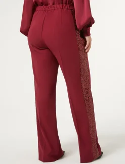 Marina Rinaldi Selezione Elegante | Collezione Elegante*Pantaloni in crêpe envers satin RUBINO