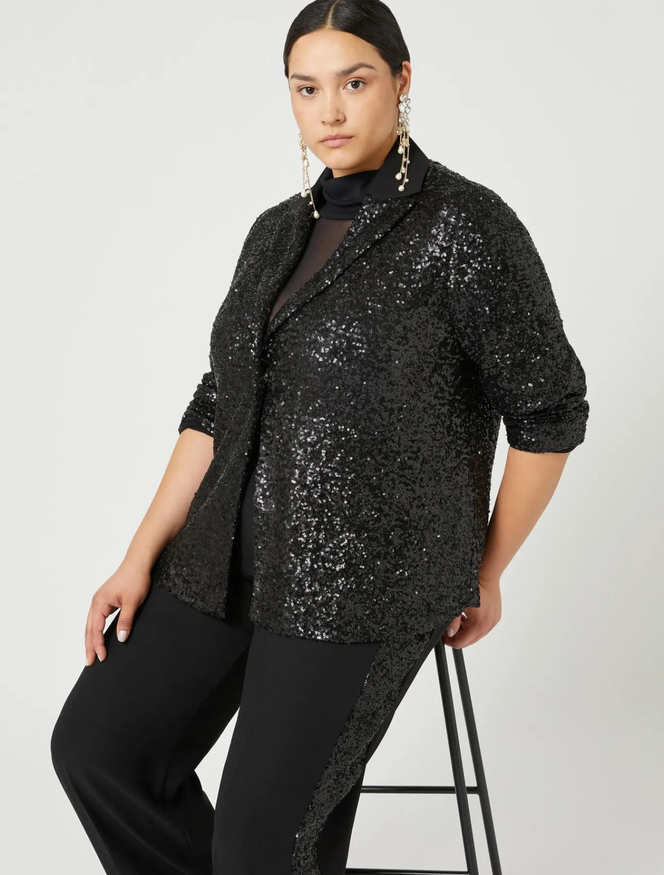 Marina Rinaldi Pantaloni & Jeans | Pantaloni & Jeans*Pantaloni in crêpe envers satin NERO