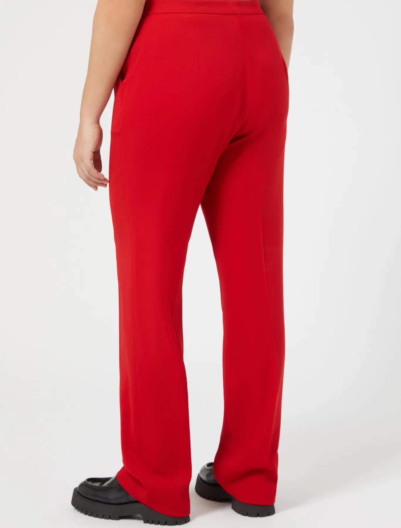 Marina Rinaldi Pantaloni & Jeans | Pantaloni & Jeans*Pantaloni in crêpe satin di lana ROSSO