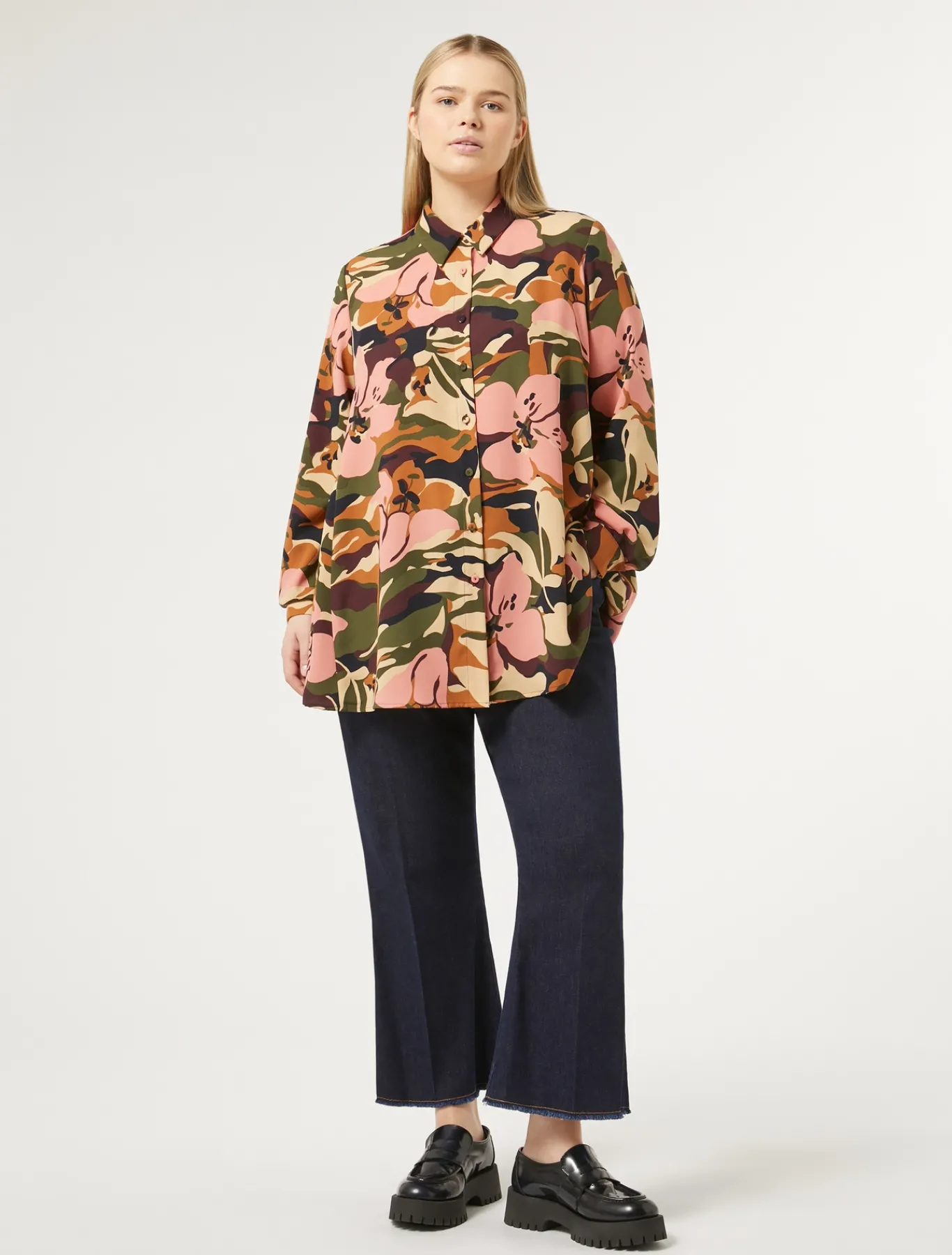 Marina Rinaldi Pantaloni & Jeans | Pantaloni & Jeans*Pantaloni in denim di cotone BLUNOTTE