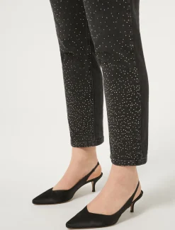Marina Rinaldi Pantaloni & Jeans | Pantaloni & Jeans*Pantaloni in denim di cotone NERO
