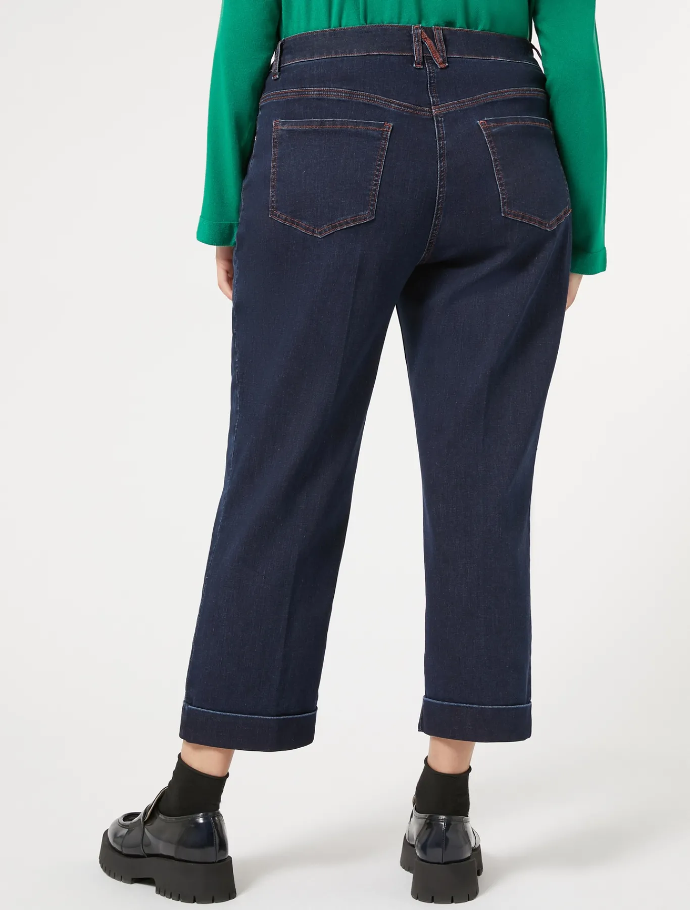 Marina Rinaldi Pantaloni & Jeans | Pantaloni & Jeans*Pantaloni in denim di cotone stretch BLUEJEANS