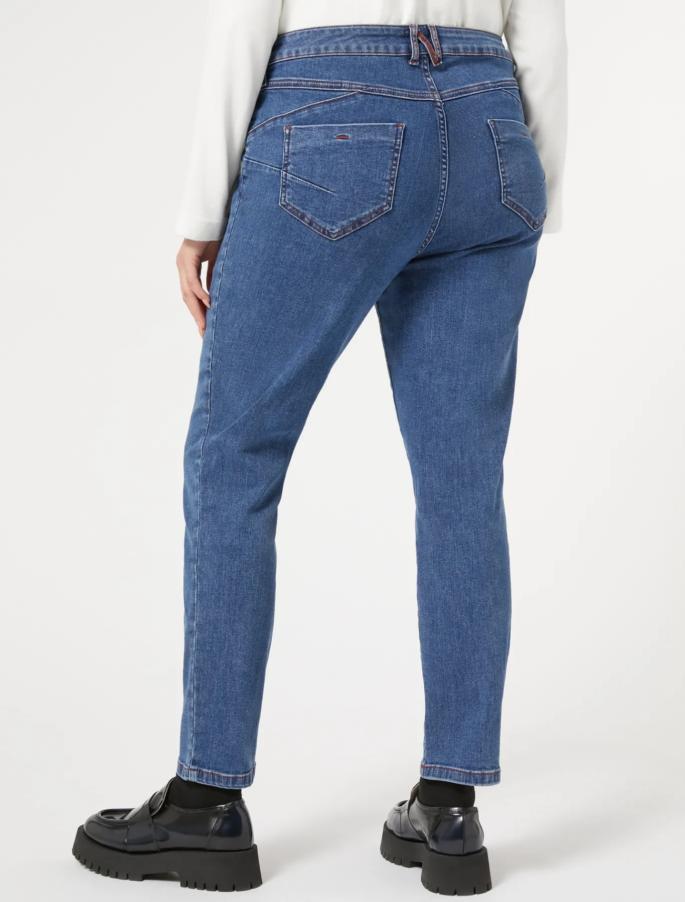 Marina Rinaldi Pantaloni & Jeans | Pantaloni & Jeans*Pantaloni in denim di cotone stretch BLUEJEANS