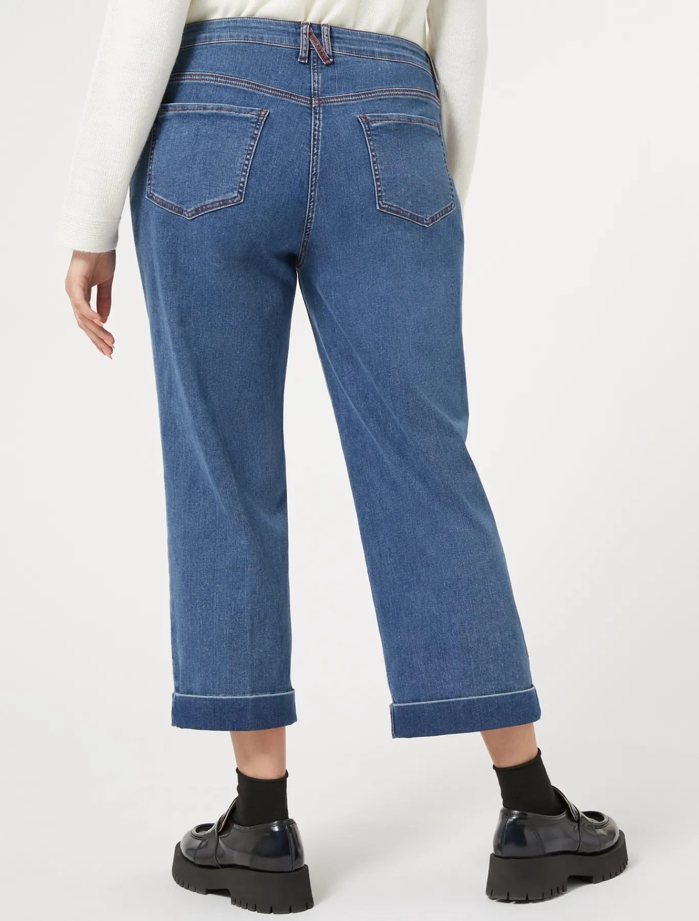 Marina Rinaldi Pantaloni & Jeans | Pantaloni & Jeans*Pantaloni in denim di cotone stretch BLUEJEANS