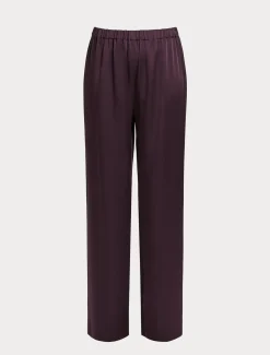 Marina Rinaldi Pantaloni E Gonne | Collezione Elegante*Pantaloni in envers satin lucido BORDEAUX