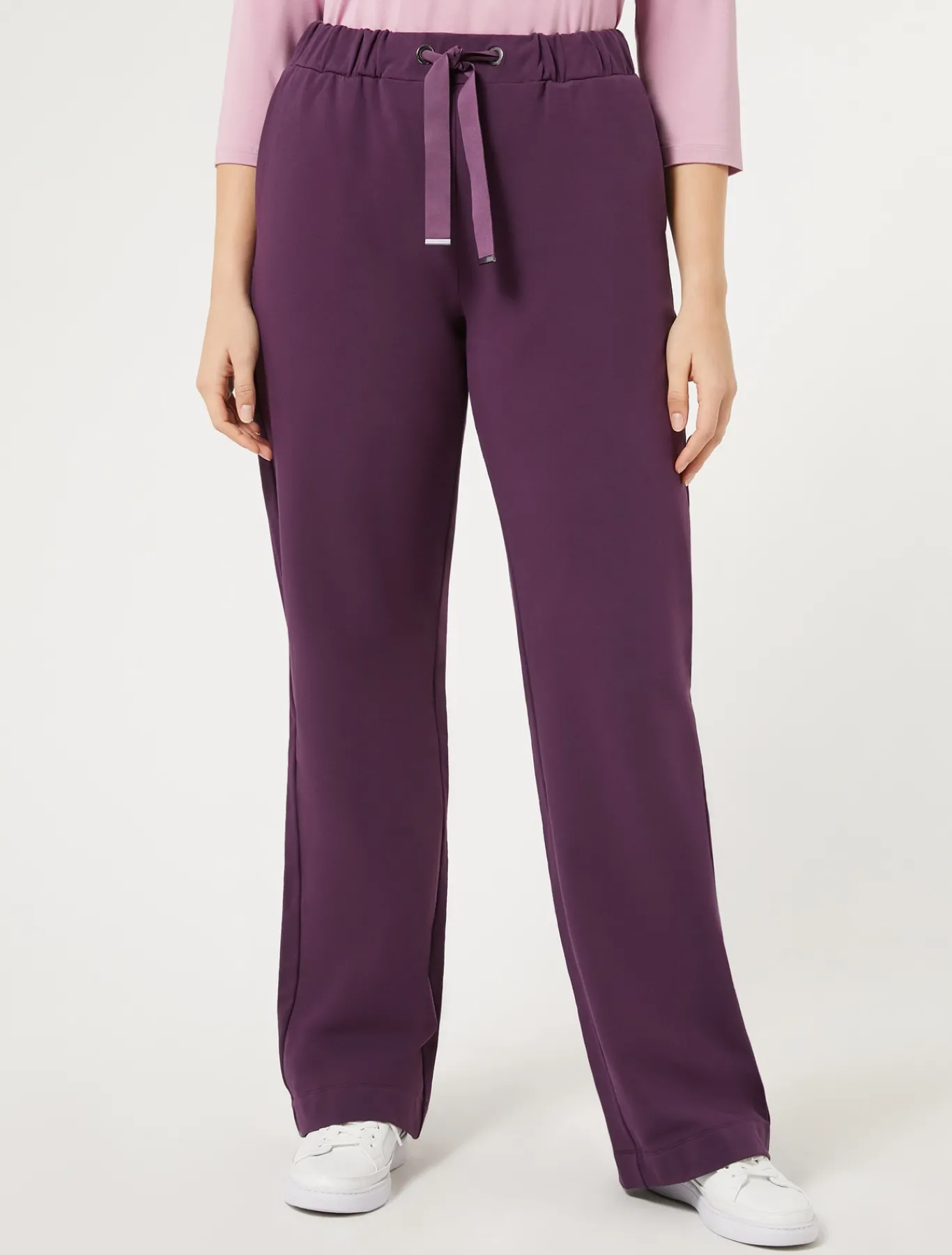 Marina Rinaldi Pantaloni & Jeans | Pantaloni & Jeans*Pantaloni in felpa di cotone stretch VIOLA