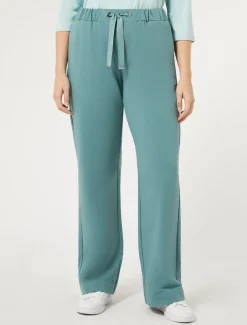 Marina Rinaldi Pantaloni & Jeans | Pantaloni & Jeans*Pantaloni in felpa di cotone stretch VERDESALVIA