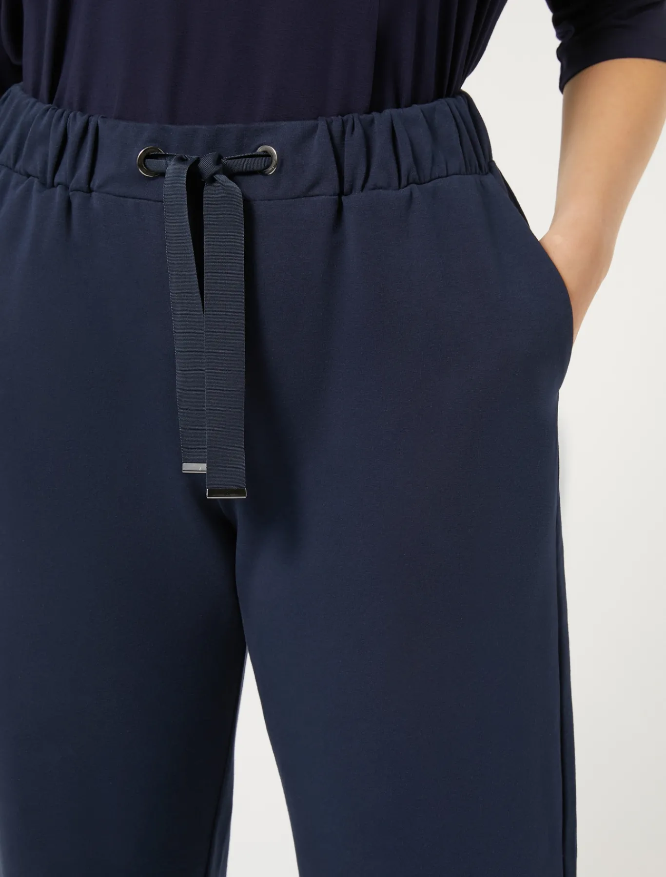Marina Rinaldi Pantaloni & Jeans | Pantaloni & Jeans*Pantaloni in felpa di cotone stretch BLU