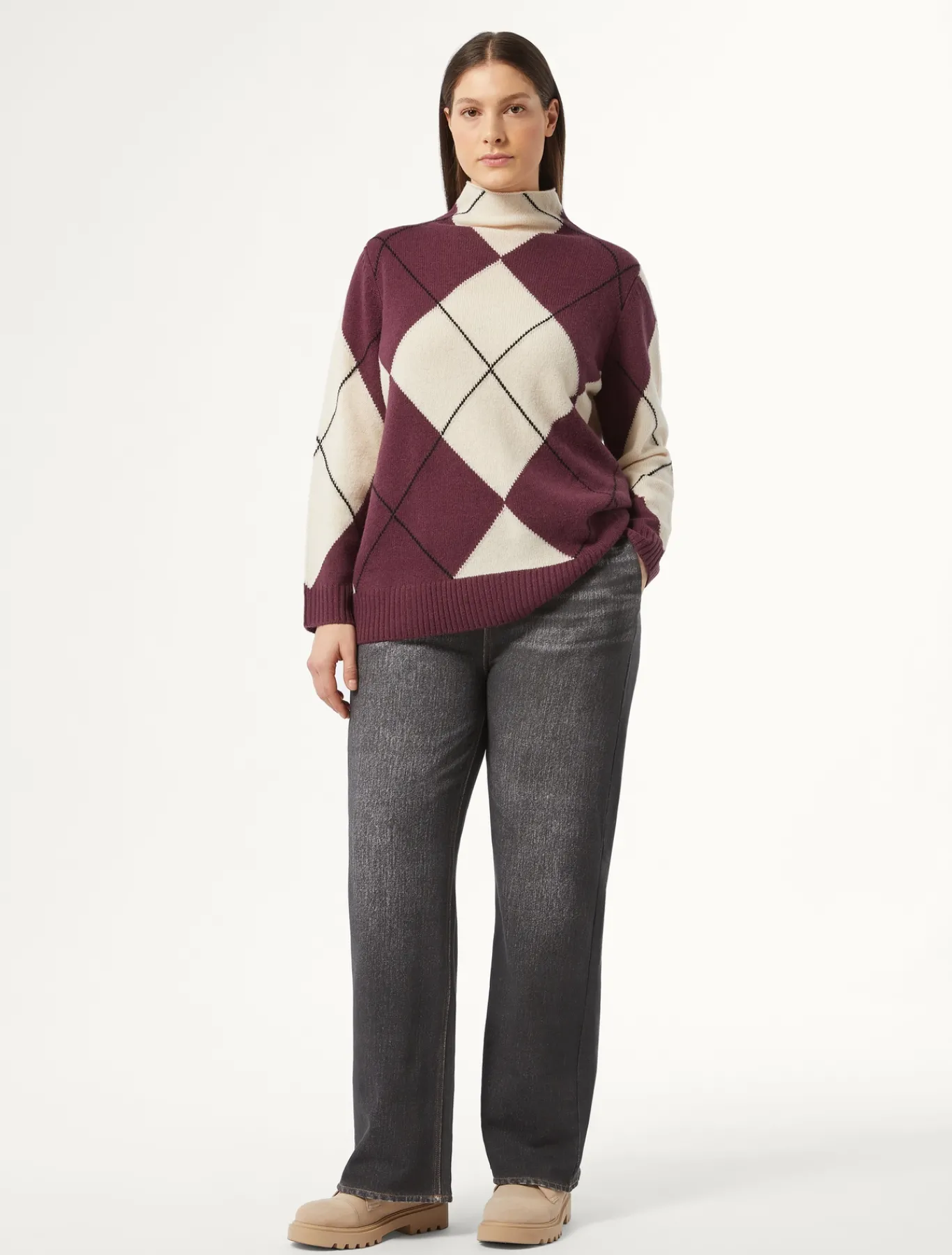 Marina Rinaldi Pantaloni & Jeans | Pantaloni & Jeans*Pantaloni in felpa stampata NERO