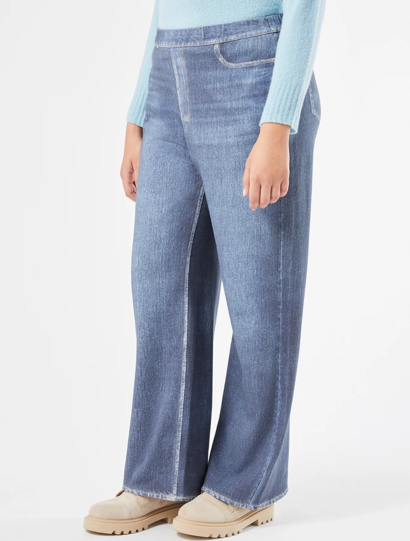 Marina Rinaldi Pantaloni & Jeans | Pantaloni & Jeans*Pantaloni in felpa stampata BLUETTE