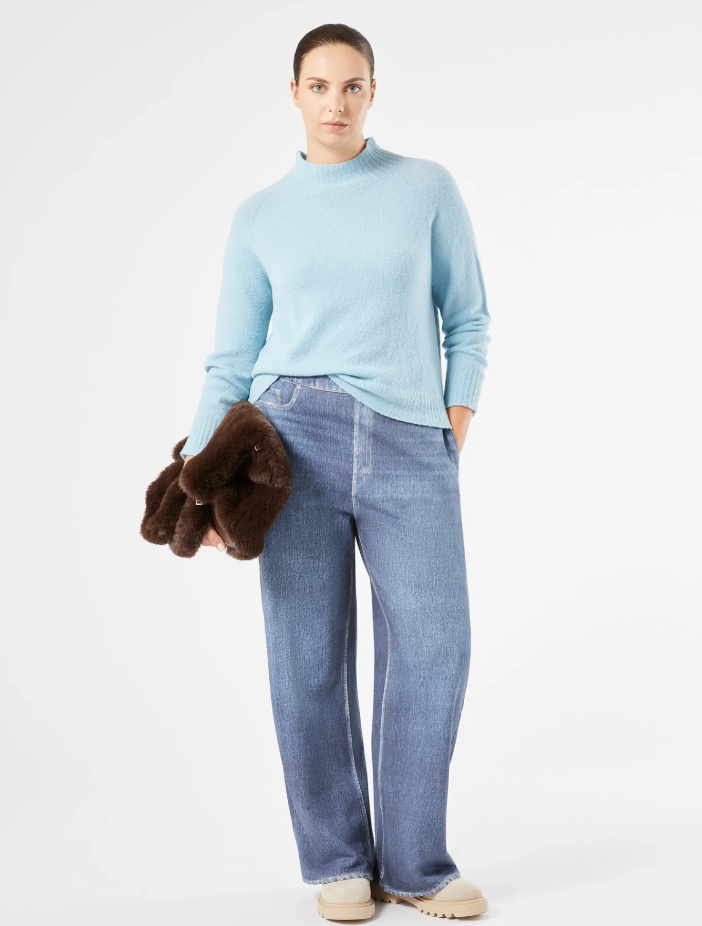 Marina Rinaldi Pantaloni & Jeans | Pantaloni & Jeans*Pantaloni in felpa stampata BLUETTE