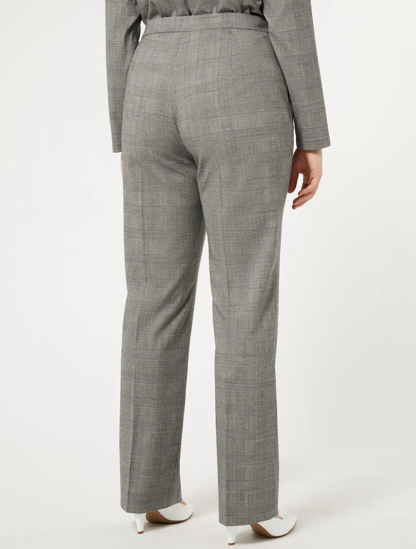Marina Rinaldi Pantaloni & Jeans | Pantaloni & Jeans*Pantaloni in foulé di lana NEROBIANCO